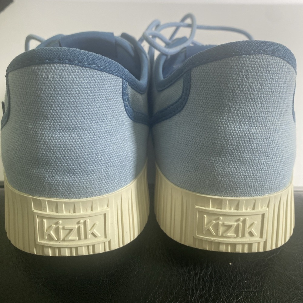 KIZIK Brooklyn Canvas and‎ Suede lace up Sneakers Women's 9.5 Chambray Sky /Blue - Picture 8 of 10